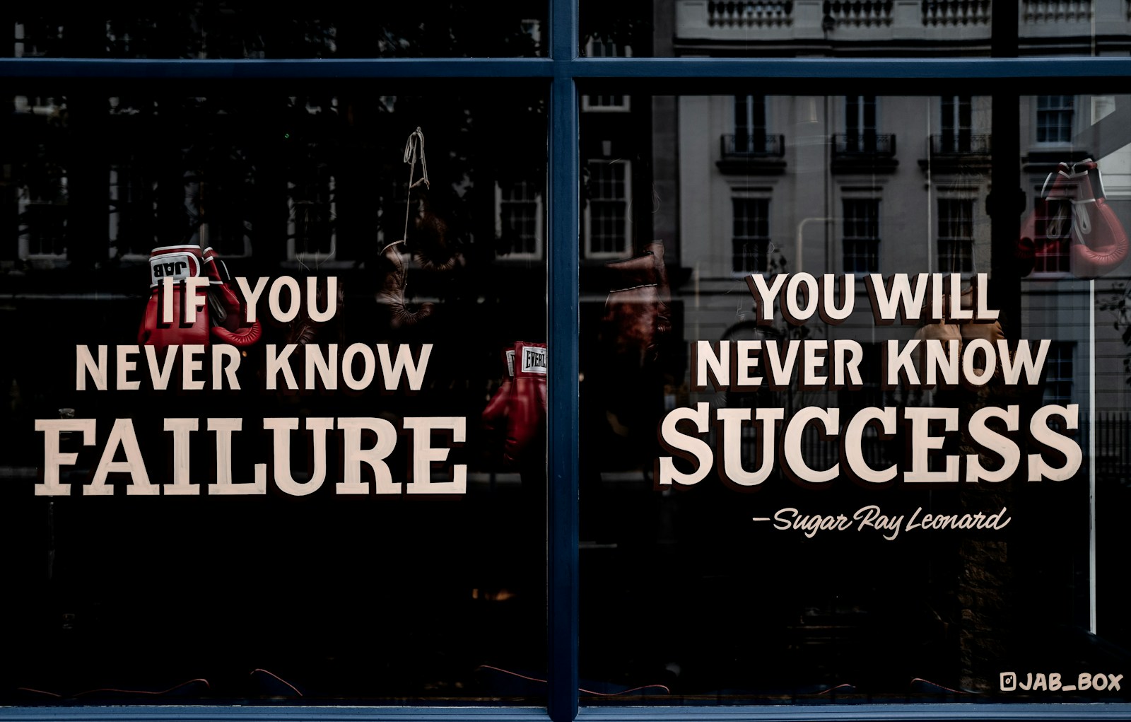Know failure before success