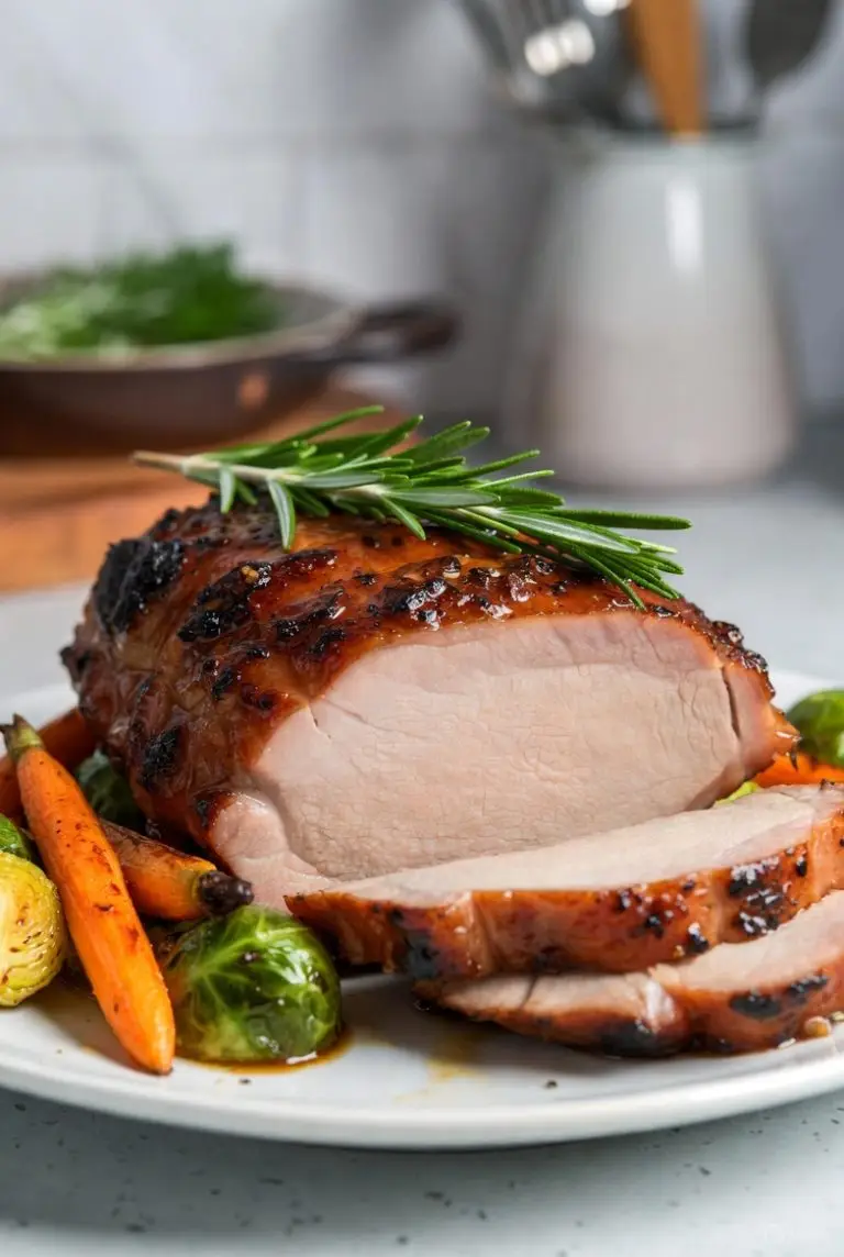 Christmas Maple-Glazed Pork Loin