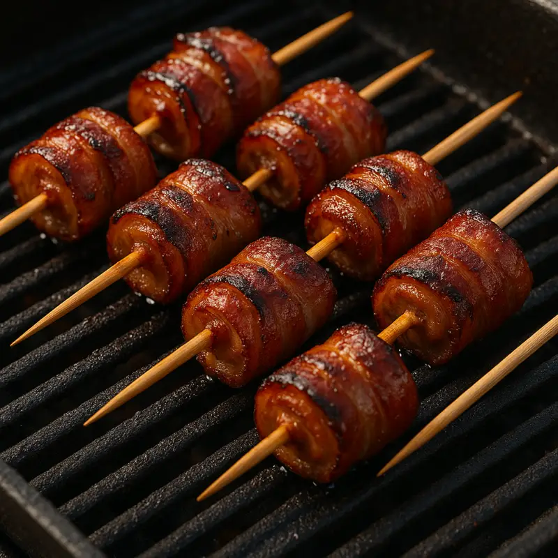 Maple Bacon Lollipops